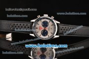 Tag Heuer Carrera Calibre 17 Chrono Miyota OS20 Quartz Steel Case with White Dial and Stick Markers