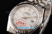 Rolex Datejust Oyster Perpetual Automatic Movement with White Dial