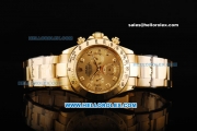 Rolex Daytona Cosmograph Chronograph Automatic Full Gold with Golden Dial