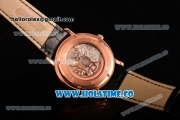 Audemars Piguet Jules Audemars Miyota 9015 Automatic Rose Gold Case with Black Dial and Stick Markers