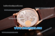 IWC Portugieser Power Reserve Clone IWC 52010 Automatic Rose Gold Case with Arabic Numeral Markers and Grey Dial (ZF)