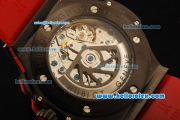 Hublot Big Bang Chronograph Swiss Valjoux 7750 Automatic Movement PVD Case with Diamond Bezel and Black Dial