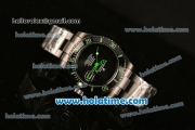 Rolex Submariner Bamford Asia 2813 Automatic Full PVD with Black Micro Checkered Dial - Green Spirit