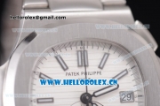 Patek Philippe Nautilus Clone PP 315 Automatic Stainless Steel Case/Bracelet with White Dial and Stick/Arabic Numeral Markers (BP)