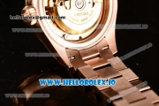 Rolex Datejust Swiss ETA 2671 Automatic Rose Gold Case with Diamonds Markers Green Dial and Rose Gold Bracelet (BP)