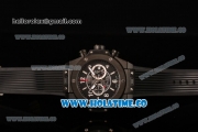 Hublot Big Bang Unico Magic Black Chrono Miyota Quartz PVD Case with Black Dial Stick/Arabic Numeral Markers and Black Rubber Strap