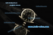 Omega Railmaster Automatic Movement Steel Swiss Coating Case with Black Dial and Green Markers