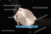 Audemars Piguet Royal Oak Offshore Miyota OS20 Quartz Steel Case with Black Dial and White Arabic Numeral Markers - Diamonds Bezel (EF)