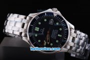 Omega Seamaster Professional Chronometer Automatic with Blue Dial and Blue Graduated Bezel- Green Marking Omega Seamaster Professional Chronometer Automatic with Blue Dial and Blue Graduated Bezel- Green Marking