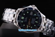 Omega Seamaster Professional Chronometer Automatic with Blue Dial and Blue Graduated Bezel- Green Marking