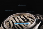 Rolex Datejust Automatic Movement Swiss Coating with Black Diamond Bezel and Diamond Dial