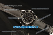 Blancpain Fifty Fathoms Chronograph Valjoux 7750 Automatic Super Luminor Bezel With Black Genuine Leather 5085F 1130 52A(EF)