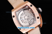 Richard Mille RM 005 Gold Case with Black Dial and White Number Marking