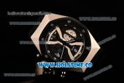 Audemars Piguet Royal Oak Offshore Chrono Miyota Quartz Steel Case with PVD Bezel Black Dial and Rubber Strap