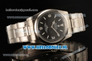 Rolex Explorer Cartier Asia Auto with Steel Case Black Dial and Steel Bracelet