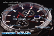 Chopard Miglia GT XL Chronograph Miyota Quartz PVD Case with Black Dial and Red Hands