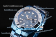 Rolex Submariner Asia 2813 Automatic Full Blue PVD with White Markers and Blue Dial