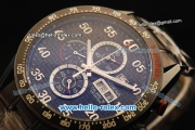 Tag Heuer Carrera Calibre 16 Chronograph Quartz Movement PVD Case with PVD Bezel and PVD Strap