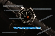 Blancpain Fifty Fathoms "No Radiation" Swiss ETA 2836 Automatic Steel Case with Black Dial Dots Markers and Black Nylon Strap (Q)