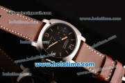 Panerai PAM 00423 Luminor 1950 3 Days Power Reserve Asia ST25 Automatic Steel Case with Yellow Markers and Black Dial