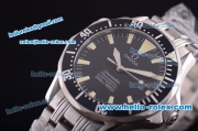 Omega Seamaster Automatic with Yellow Marking and Black Dial