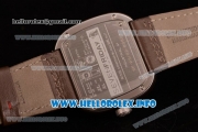 SevenFriday P3-02 Japanese Miyota 8215 Automatic Steel Case with White/Black Dial and Brown Leather Strap