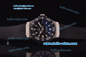 Hublot Big Bang King Swiss Valjoux 7750 Automatic Ceramic Bezel with Black Dial and Black Rubber Strap - 1:1 Original