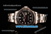 Rolex Yachtmaster I Asia Automatic Full Steel with Black Dial and White Markers