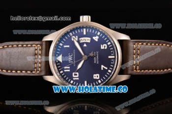IWC Pilot's Watches Mark XVII Edition "Le Petit Prince" Swiss ETA 2892 Automatic Steel Case with Blue Dial and White Arabic Numeral Markers