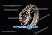 Rolex GTM-Master II 2836 Automatic Steel Case with Black Dial Dots Markers and Steel Bracelet