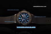 Hublot Big Bang Swiss Valjoux 7750 Automatic Movement PVD Case with Ceramic Bezel and Black Dial with Rubber Strap - Maradona Limited Edition