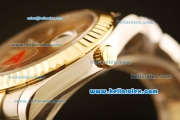 Rolex Datejust II Swiss ETA 2836 Automatic Full Steel with Yellow Gold Bezel and Gold Dial-Stick Markers