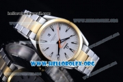 Omega Seamaster Aqua Terra 150M Clone Omega 8500 Automatic Two Tone Case/Bracelet with White Dial (YF)