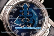 Ulysse Nardin Freak Automatic Steel/Diamond Case with Blue Dial and Black Leather Strap (EF)