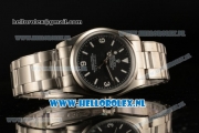 Rolex Explorer Tiffany & Co. Asia Auto Steel Case with Black Dial and Steel Bracelet