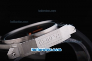 U-Boat Thousands of Feet Chronograph Automatic White Bezel with Black Dial-Orange Marking