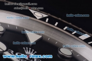 Rolex Submariner Wall Clock Quartz Steel Case with Black Bezel and Black Dial