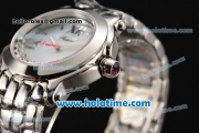 Chopard Swiss ETA Quartz Full Steel and White MOP Dial