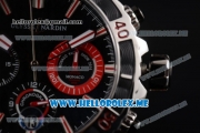 Ulysse Nardin Maxi Marine Diver Miyota OS20 Quartz Steel Case with Black Dial and Stick Markers Black Rubber Strap