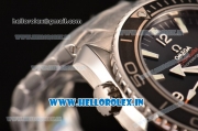 Omega Seamaster Planet Ocean Clone 8500 Automatic Full Steel with Black Dial and Stick Markers - 1:1 Original