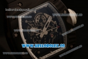 Richard Mille RM 055 Bubba Watson Miyota 9015 Automatic Carbon Fiber Case with Black Dial and Black Rubber Strap