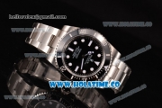 Rolex Submariner Rolex 3131 Automatic Steel Case/Bracelet with White Markers and Black Dial - 1:1 NOOB Best Edition