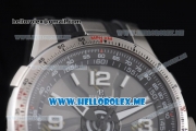 Perrelet Turbine Pilot Asia Automatic Steel Case with Black Dial and Arabic Numeral Markers Black Rubber Strap