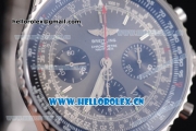 Breitling Navitimer 01 Swiss Valjoux 7750 Automatic Stainless Steel Case/Bracelet with Grey Dial and Stick/Arabic Numeral Markers