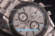 Tag Heuer Automatic Movement PVD Bezel with White Dial