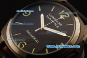 Panerai Luminor Marina Automatic Movement PVD Case with Black Dial and Green Markers