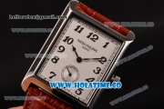 Patek Philippe Gondolo Miyota 1L45 Quartz Steel Case with White Dial and Arabic Numeral Markers