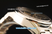 Tag Heuer Carrera Chronograph Swiss Valjoux 7750 Automatic Movement Full Steel with Black Dial and Stick Markers
