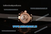 Cartier Pasha C Swiss Quartz Rose Gold Case with Silver Dial and Diamonds Bezel