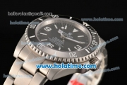 Rolex Blaken Submariner Asia 2813 Automatic Steel Case with Black Dial and Whtie Stick/Arabic Numeral Markers
